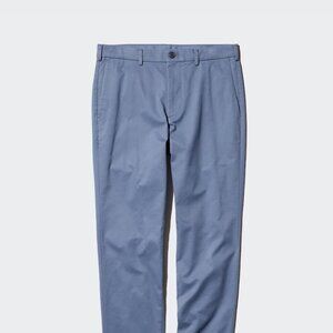 Uniqlo Slim Chino Pants Mens Blue 33x34